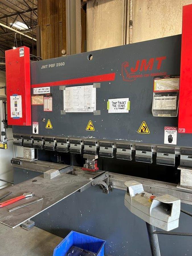 Used 2013 - 66 Ton x 8' Durma/JMT PBF-2560 CNC Press Brake