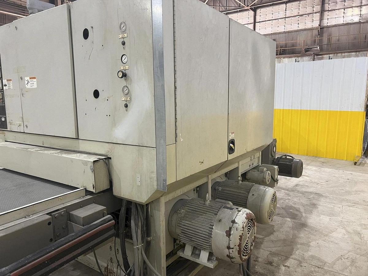 Used 1997 - 52" Timesaver 252-301C 3 Head Belt Grinder Sander