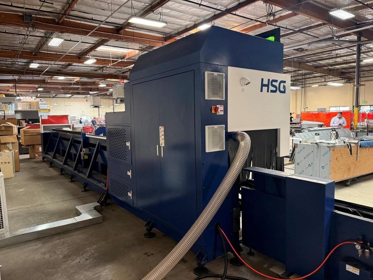 3000 Watt HSG R1 CNC Fiber Tube Laser Cutting System *NEW*