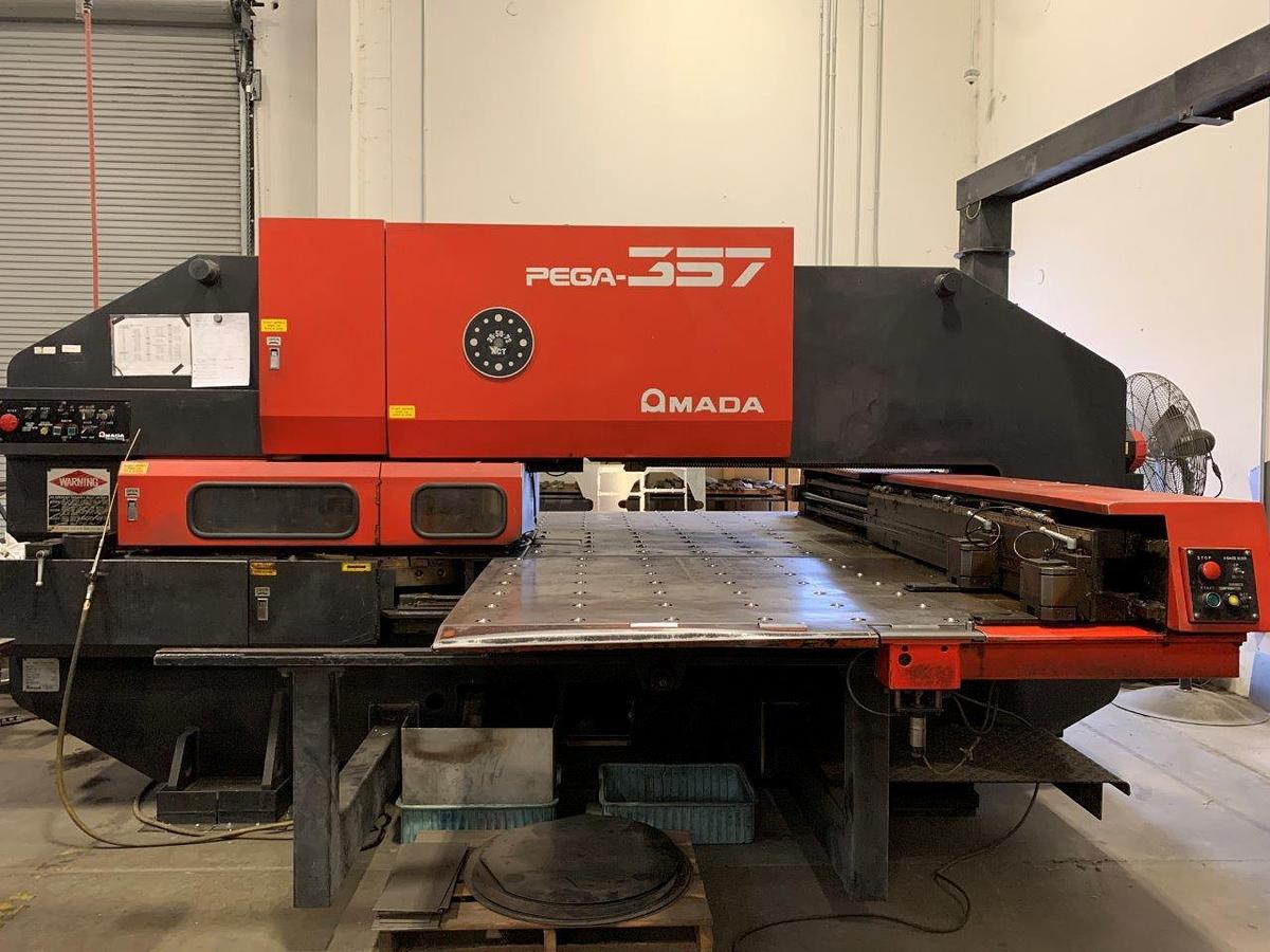 Used 1990 - 33 Ton Amada Pega 357 CNC Turret Punch