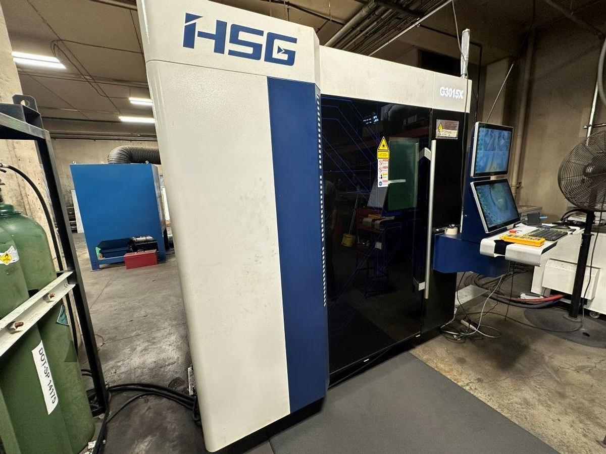 Used 2024 - 6,000 Watt HSG G3015X-6K Fiber Laser