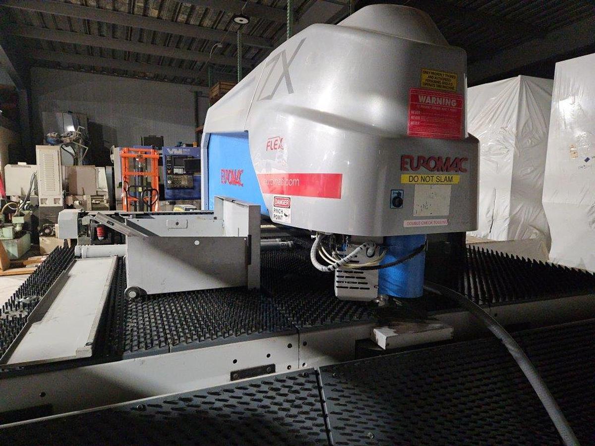 Used 2013 - 33 Ton Euromac ZX Flex CNC Single Station Punch