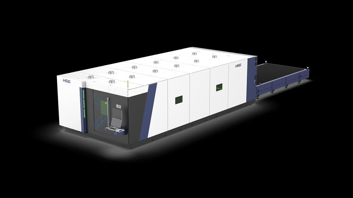 12,000 Watt HSG G3015H-12 4G, Dual Table Fiber Laser *New*