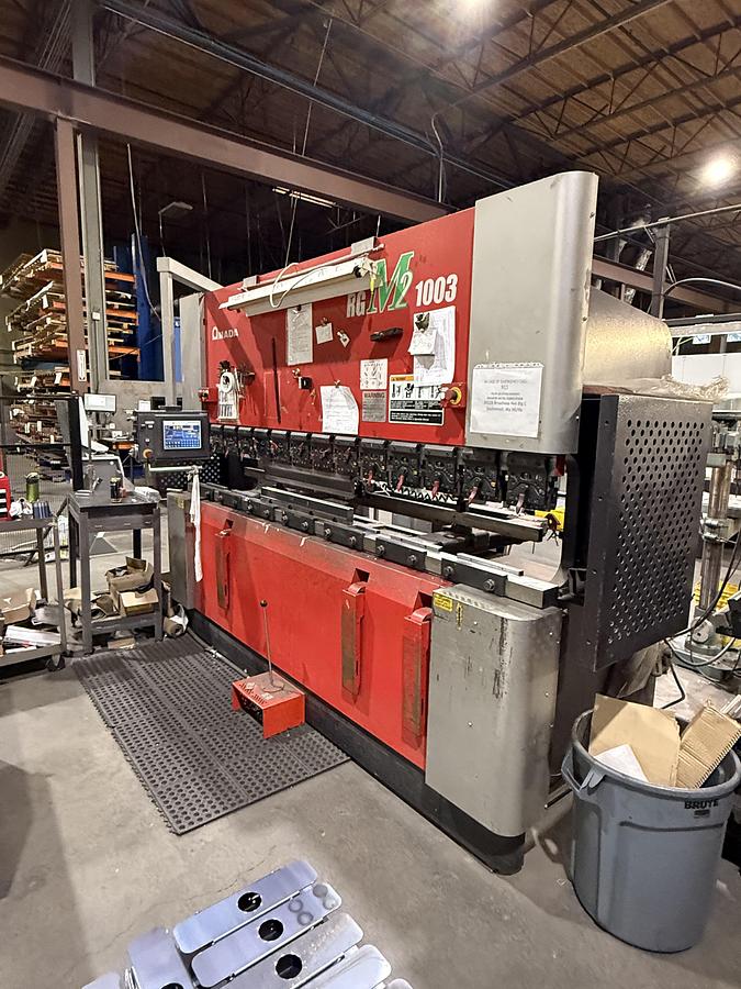 Used 2010 - 110 Ton Amada RGM2-1003 CNC Press Brake