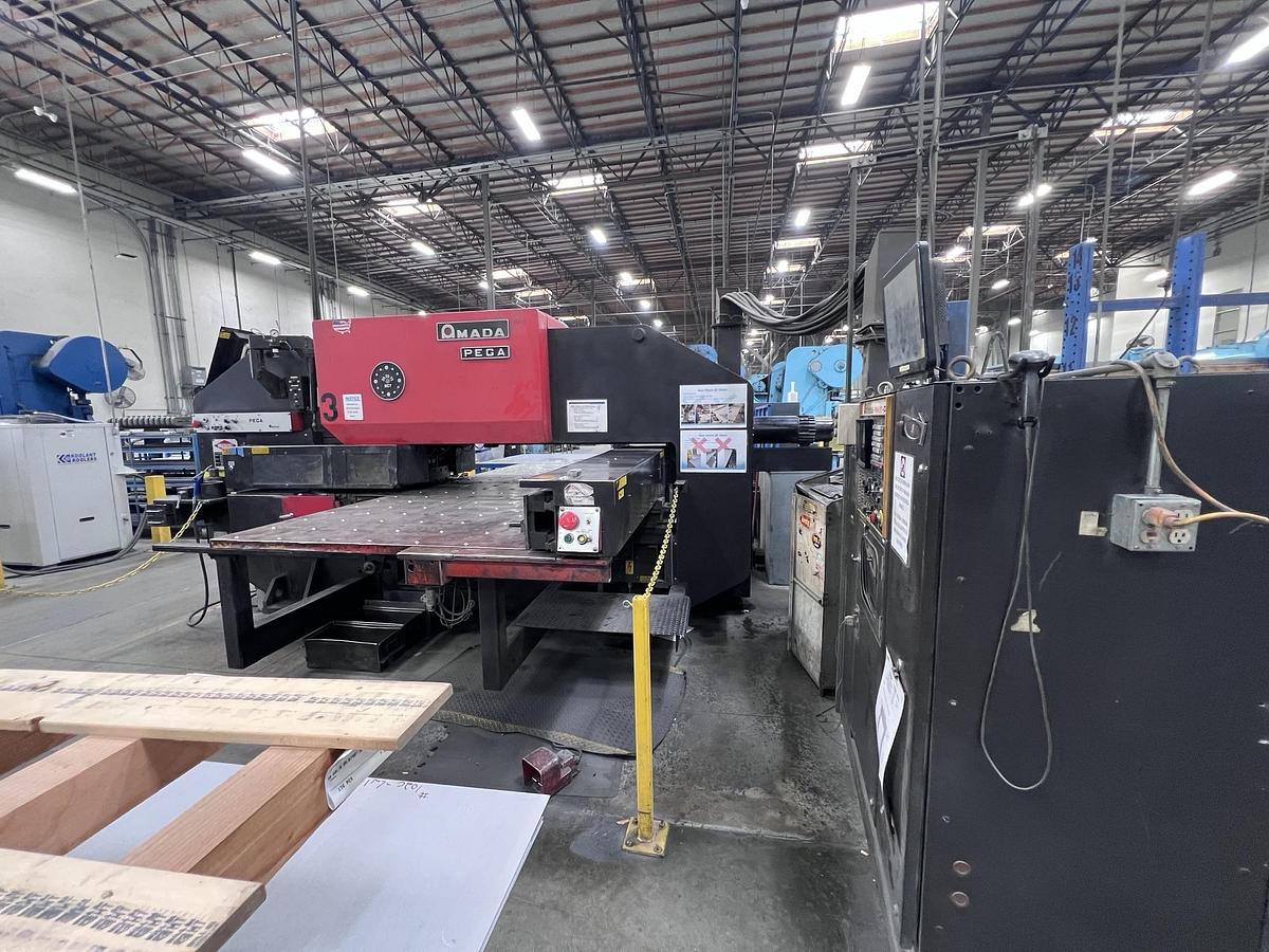 Used 1988 - 33 Ton Amada Pega 357 CNC Turret Punch