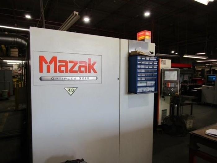 Used 2012 - 4000 Watt Mazak Optiplex 3015 Laser Cutting System