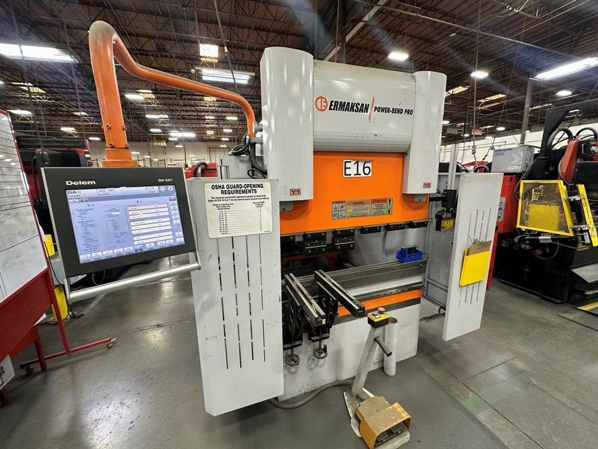 Used 2016 - 44 Ton x 4' Ermak Power Bend Pro CNC Press Brake