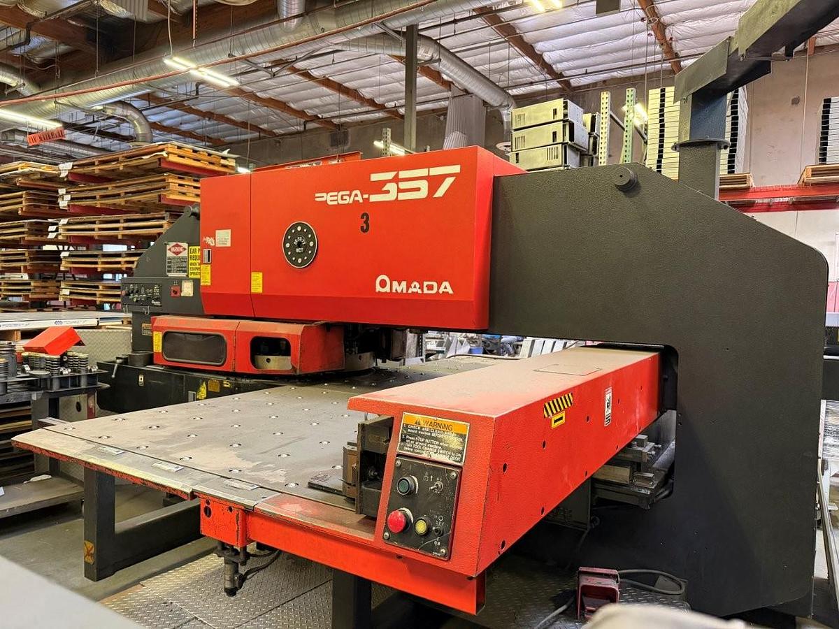 Used 1997 - 33 Ton Amada Pega 357 CNC Turret Punch