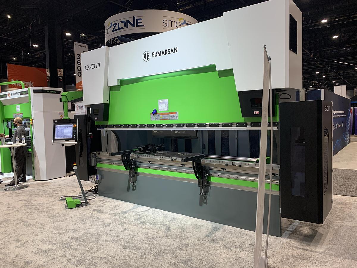 193 Ton x 12 Ermak EVO-3 HYBRID CNC Press Brake