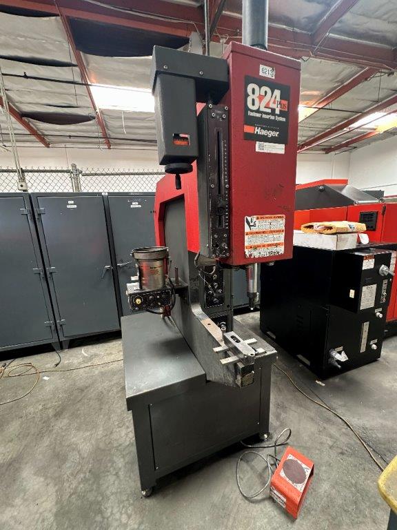 Used 1999 - 8 Ton Haeger 824 Plus 1-H Hardware Insertion Press