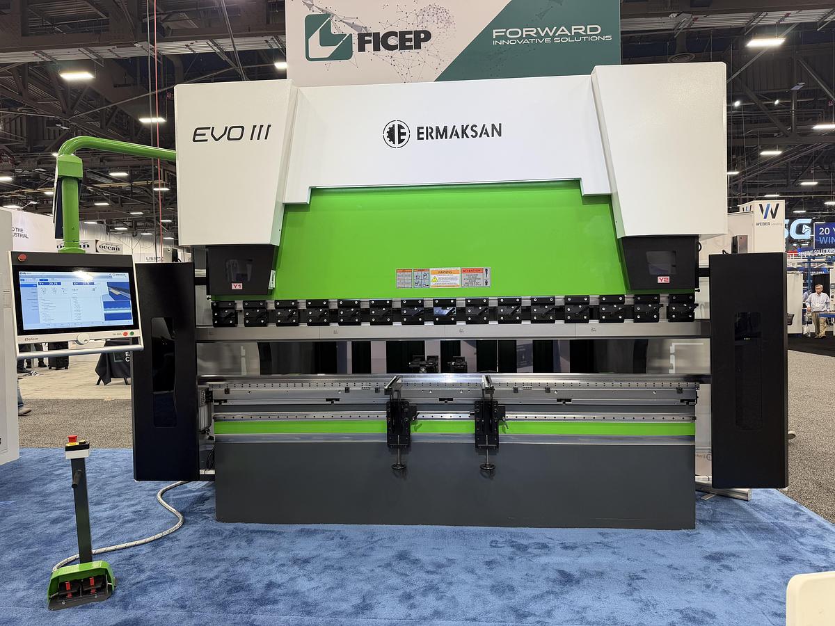 242 Ton x 12' Ermak EVO-3 CNC HYBRID Press Brake