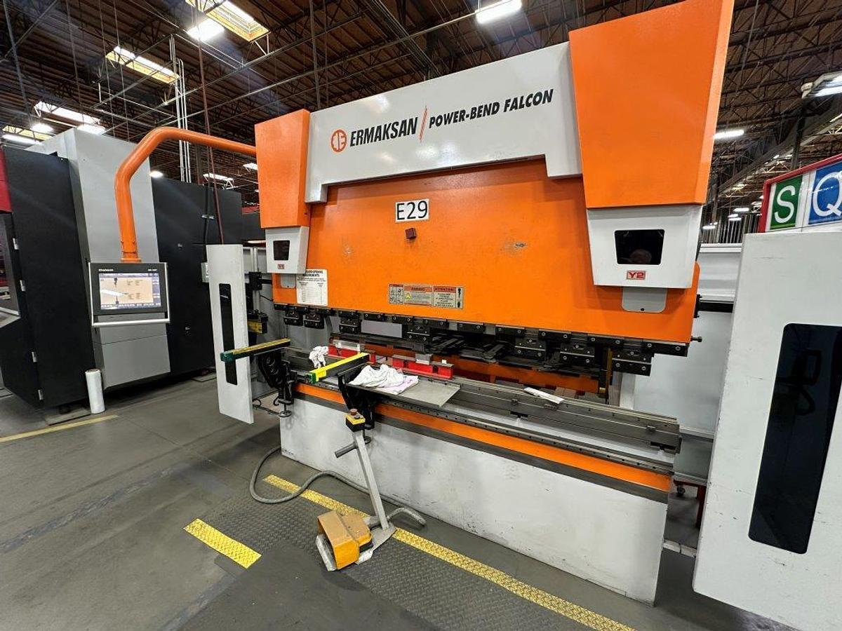 Used 110 Ton x 8.5' Ermak Power Bend Falcon CNC Press Brake
