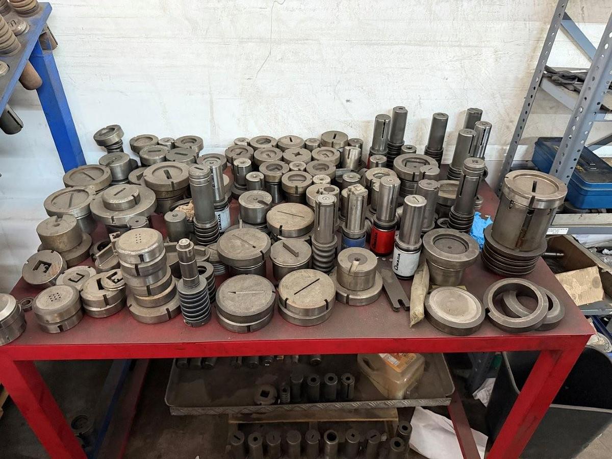Used Misc. Amada Turret Tooling, Punches, Dies & Guide Assemblies