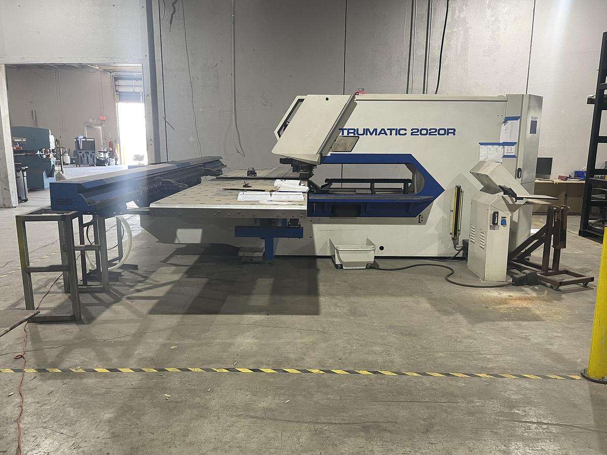 Used 2005 - 22 Ton Trumpf 2020R CNC Turret Punch