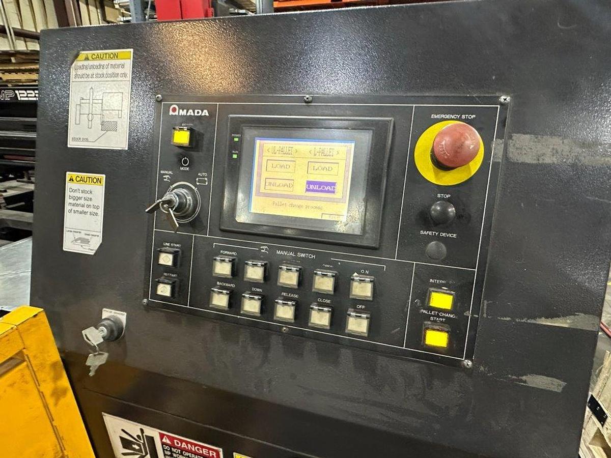 Used 2006 - 22 Ton Amada EM-2510NT Servo Driven Turret Punch