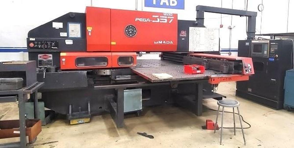 Used 1990 - 33 Ton Amada Pega 357 CNC Turret Punch