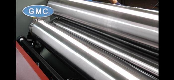 Used 1/4" x 4' GMC HBR-0425 3-Roll Hydraulic Plate Rolling Machine *NEW*