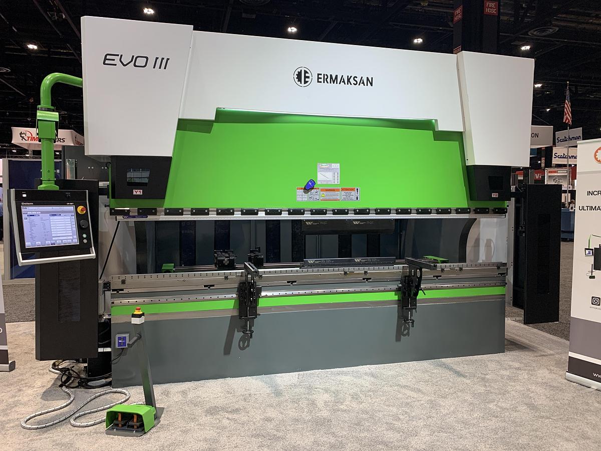 193 Ton x 12 Ermak EVO-3 HYBRID CNC Press Brake