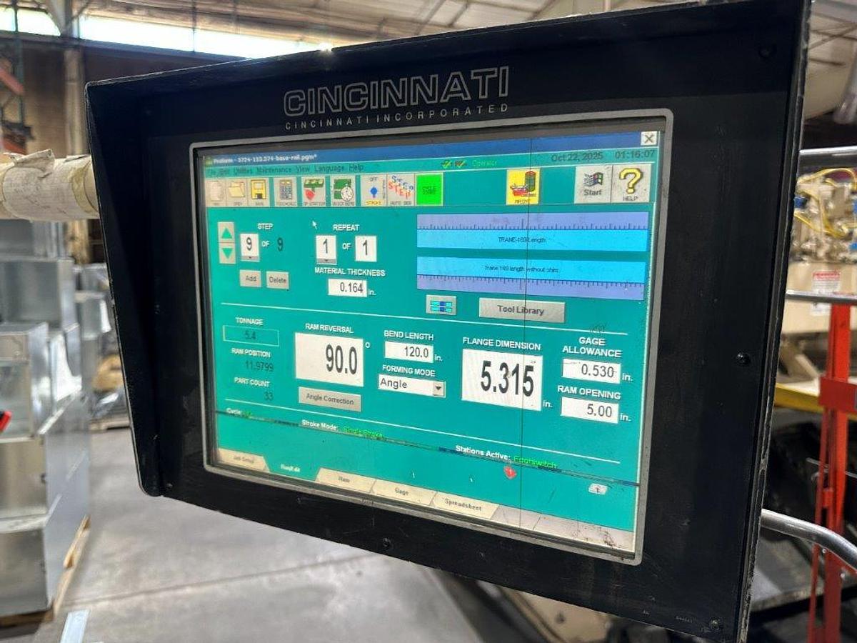 Used 350 Ton x 14' Cincinnati PF350-12 CNC Press Brake