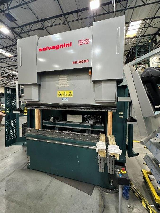 Used 2021 - 66 Ton x 8' Salvagnini B3/60-2000 CNC Press Brake
