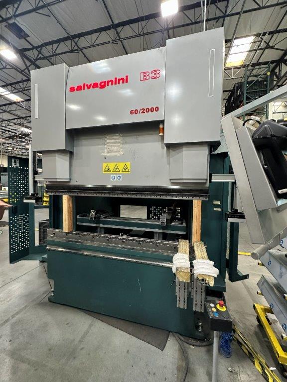 Used 2021 - 66 Ton x 8' Salvagnini B3/60-2000 CNC Press Brake