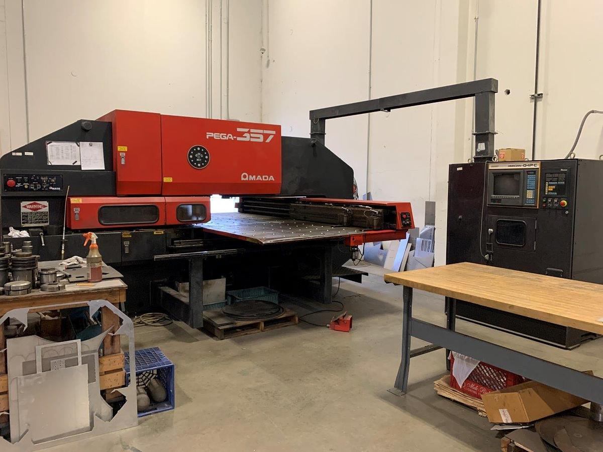 Used 1990 - 33 Ton Amada Pega 357 CNC Turret Punch
