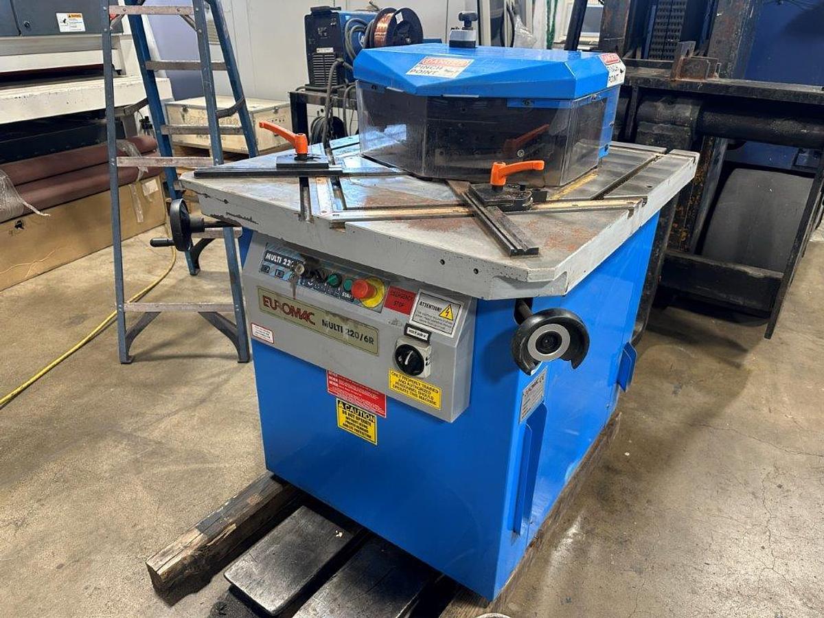 Used 2015 - 1/4" Euromac Hydraulic Notching Machine