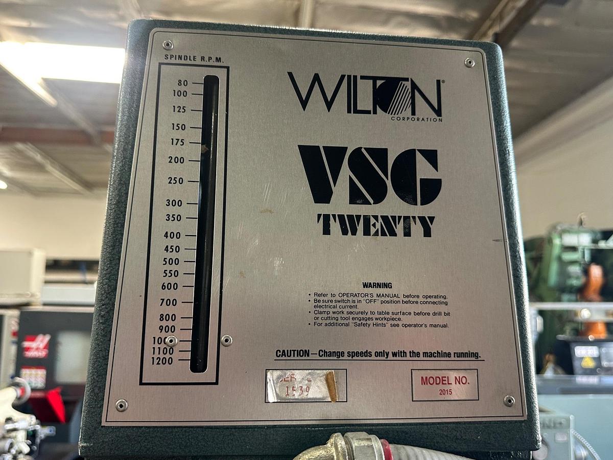 Used Wilton Model 2015 VSG20 Single Spindle Drill Press