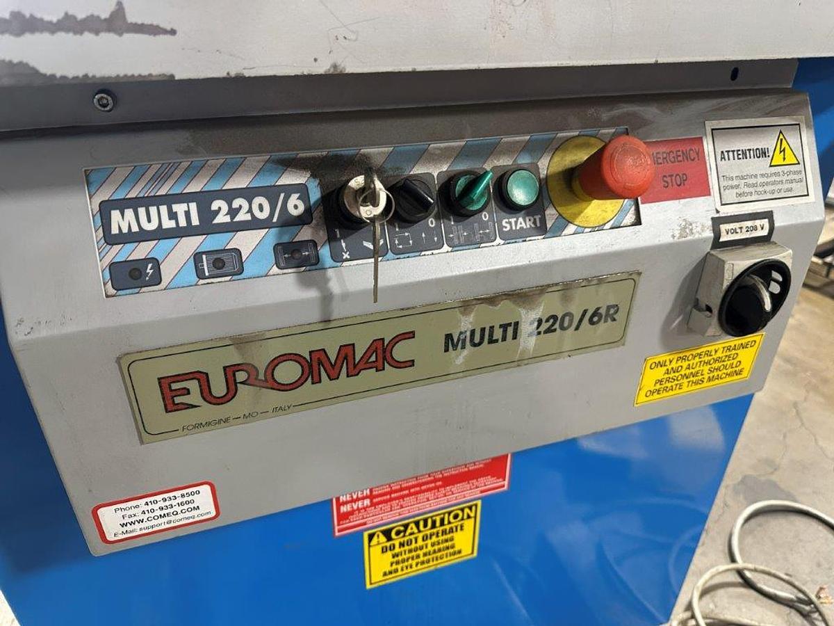 Used 2015 - 1/4" Euromac Hydraulic Notching Machine