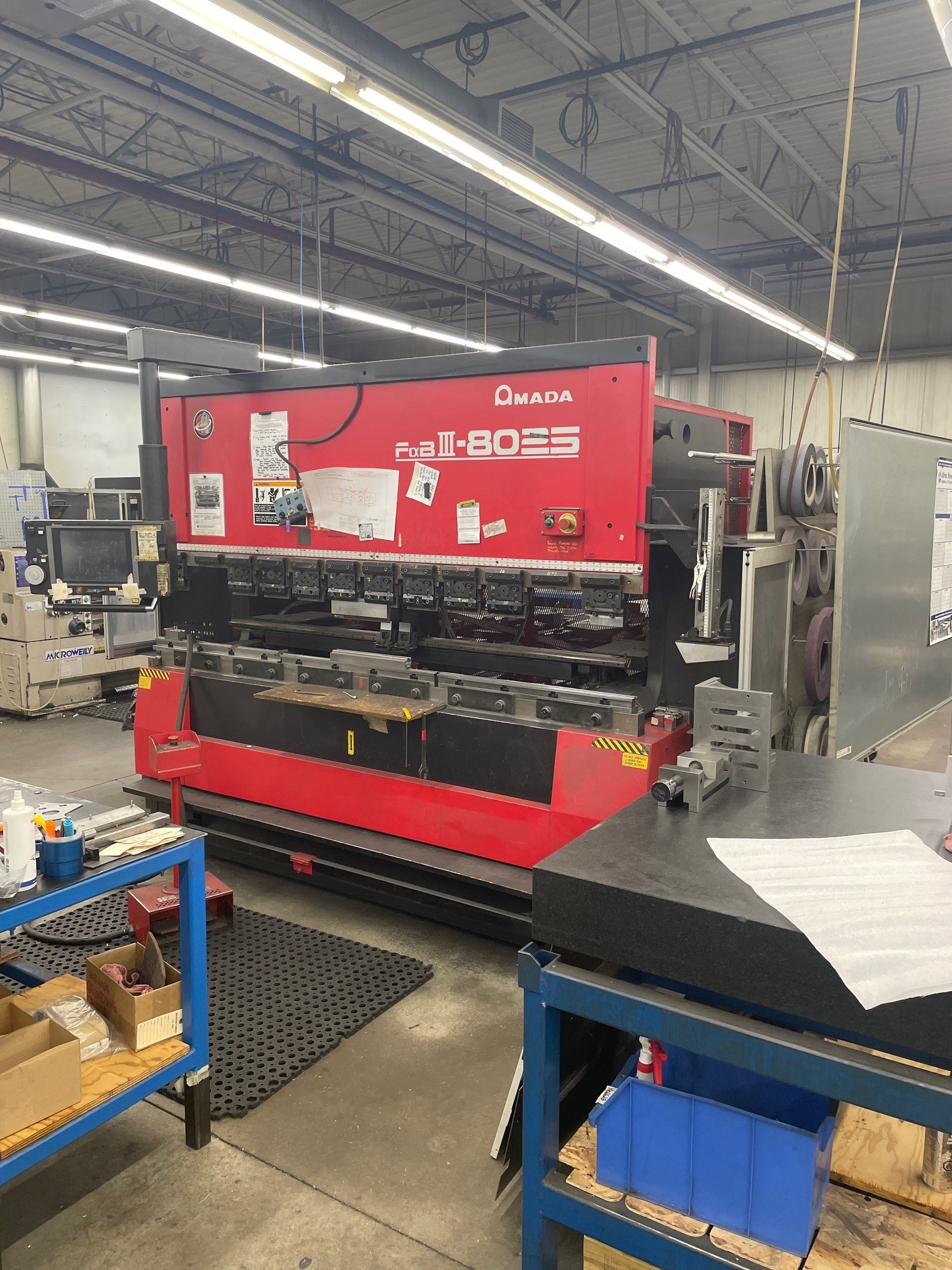 Used 2004 - 88 Ton Amada FBD-8025NT CNC Press Brake