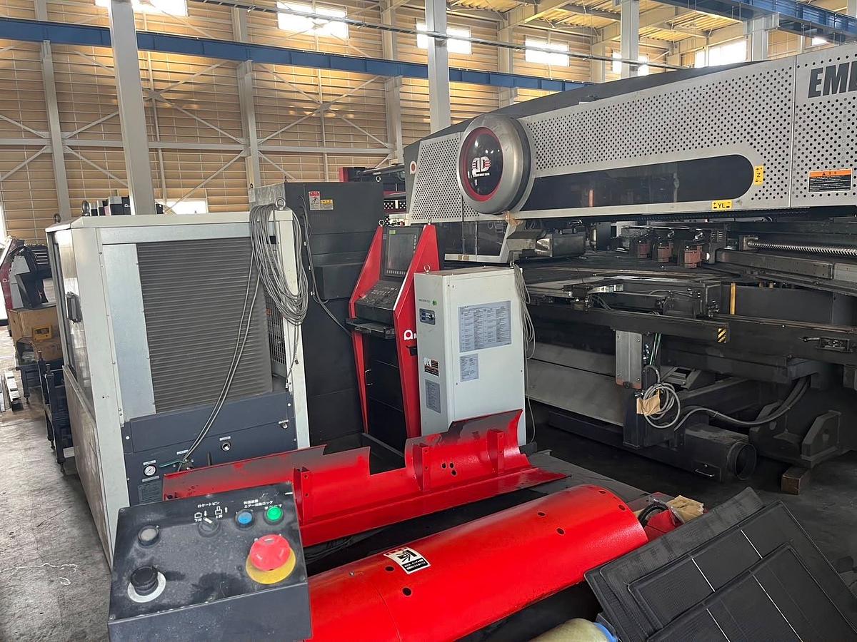 Used 2013 - 33 Ton/4,000 Watt Amada EML-3510NT CNC Punch/Laser Combo Machine