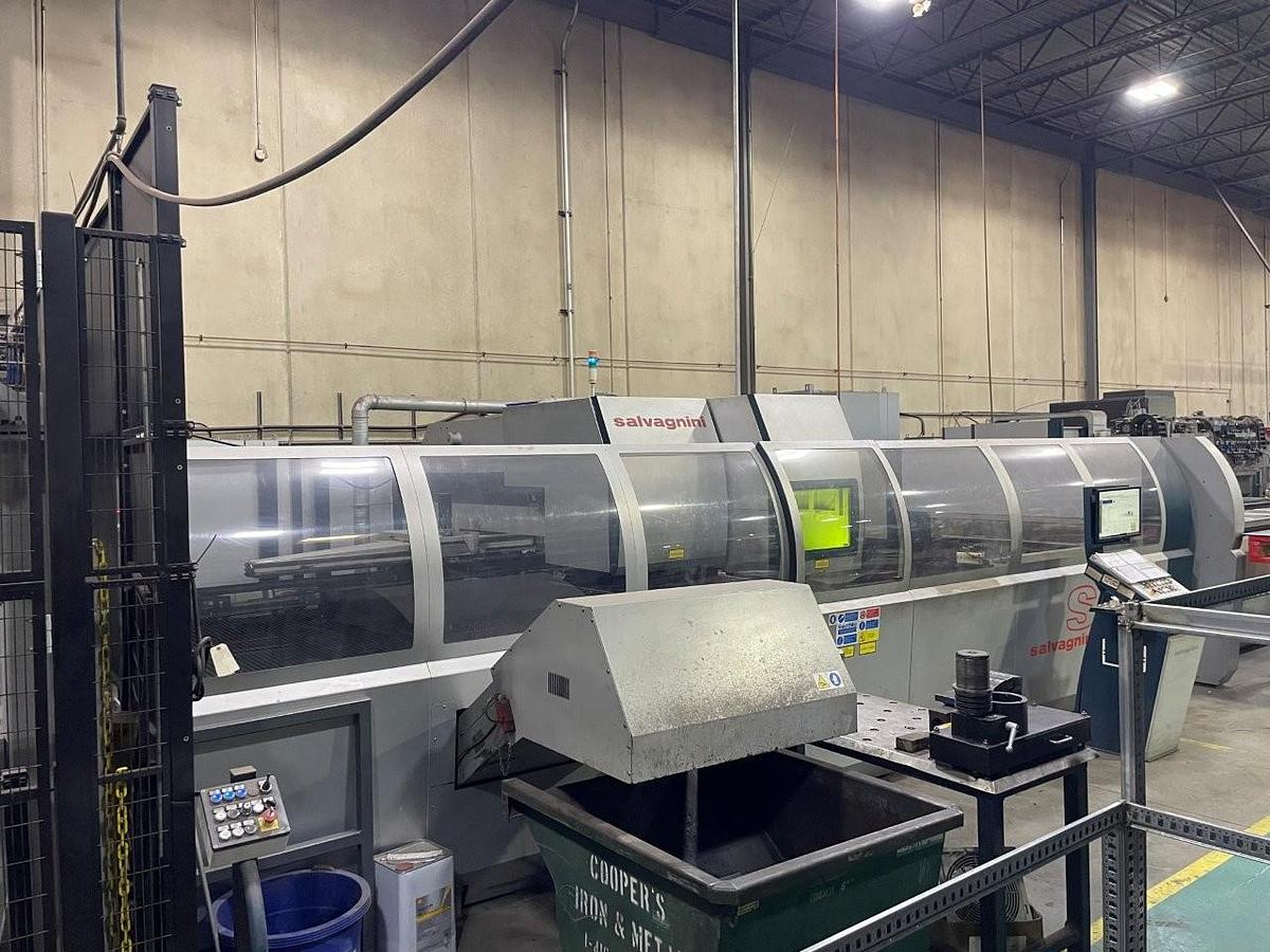 Used 2012 - 22 Ton/2000 Watt Salvagnini SL4 Punch/Laser Combo Machine