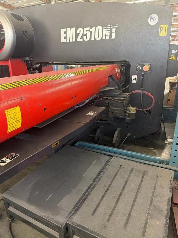 Used 2009 - 22 Ton Amada EM-2510NT Servo Driven Turret Punch