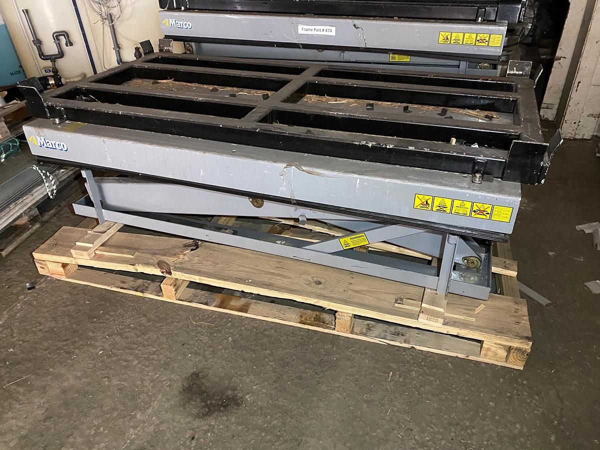Used Marco Scissor Lift Die Table