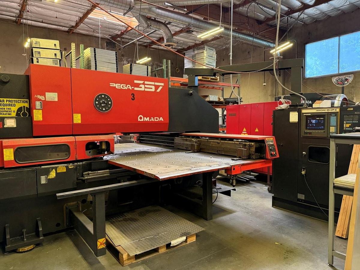Used 1997 - 33 Ton Amada Pega 357 CNC Turret Punch