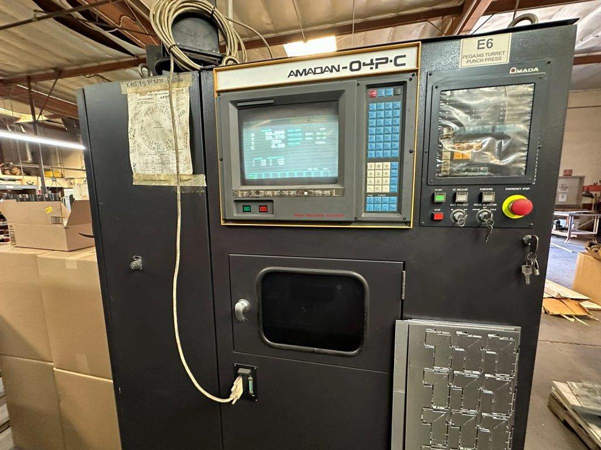 Used 1989 - 33 Ton Amada Pega 345 Queen CNC Turret Punch