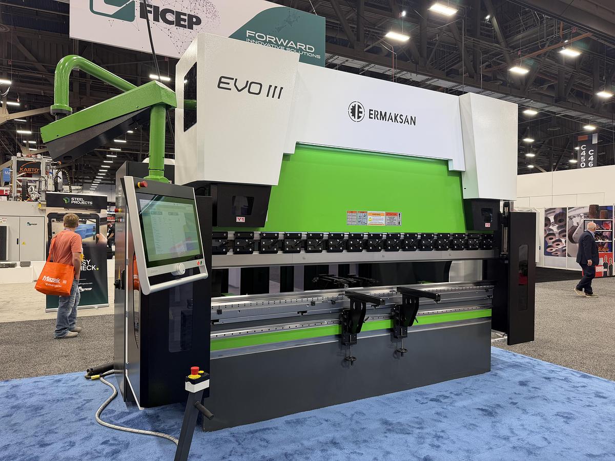 242 Ton x 12' Ermak EVO-3 CNC HYBRID Press Brake