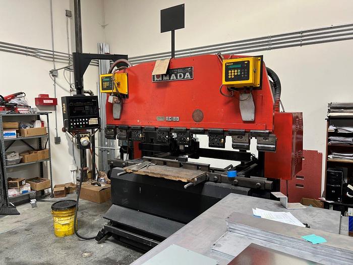 Used 1983 - 88 Ton Amada RG-80S CNC Press Brake