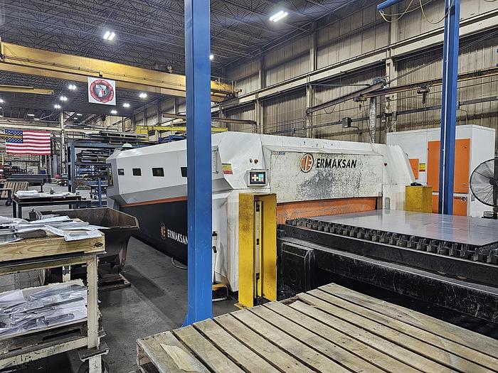 Used 2018 - 6kW Ermak Gen-3 4020 CNC Fiber Laser