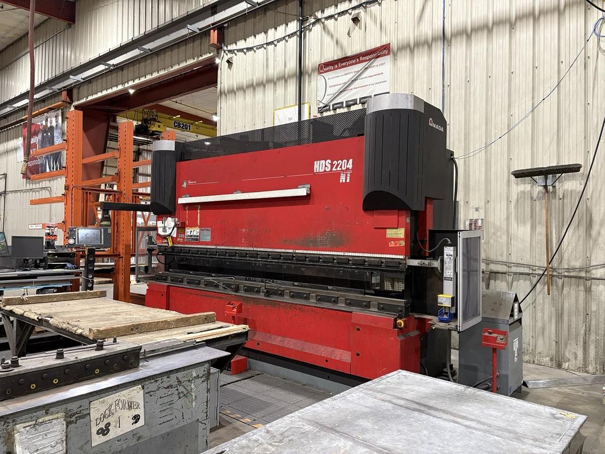 Used 2010 - 242 Ton Amada HDS-2204NT Hybrid Press Brake