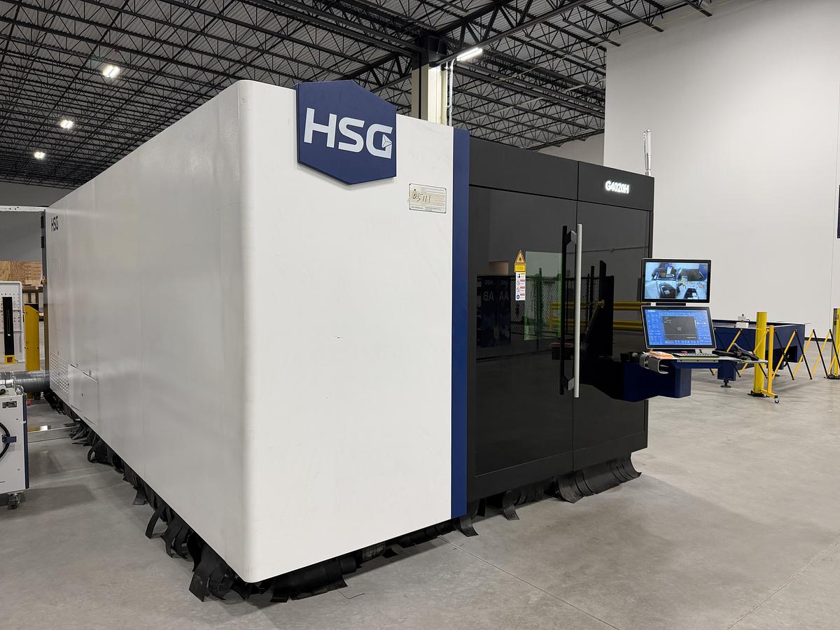 20,000 Watt HSG G3015H-20 4G, Dual Table Fiber Laser *New*