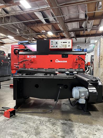 Used 1984 - 3/16" x 4' Amada M-1245 Mechanical Shear