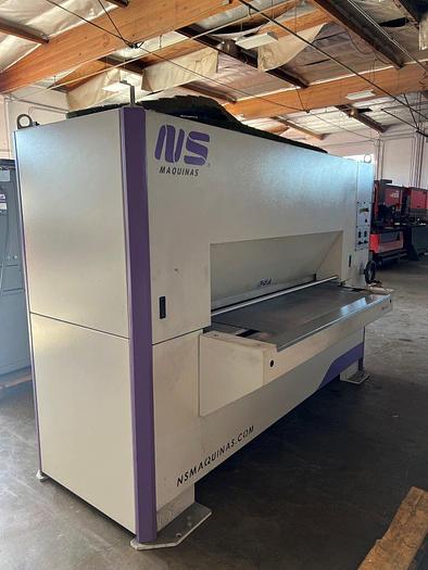 Used 2017 - 63" NS Maquinas DM1600C Deburring/Edge Rounding Machine