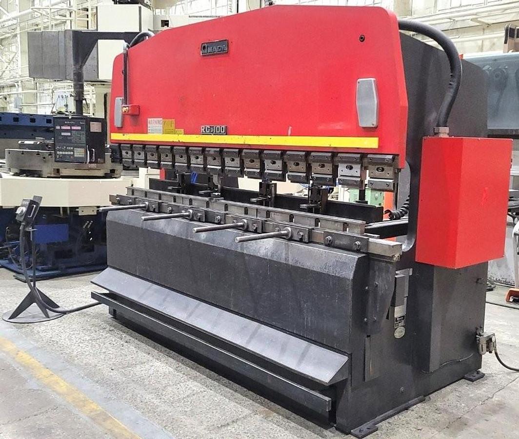 Used 1993 - 110 Ton x 10' Amada RG-100 CNC Press Brake