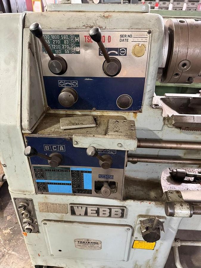 Used 1979 - 14" x 30" Takisawa Webb TSL-800 Engine Lathe