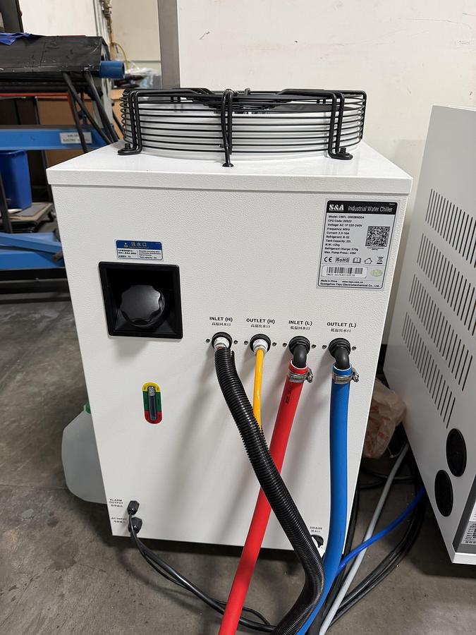 20,000 Watt HSG G3015X-20K Fiber Laser with Shuttle Table