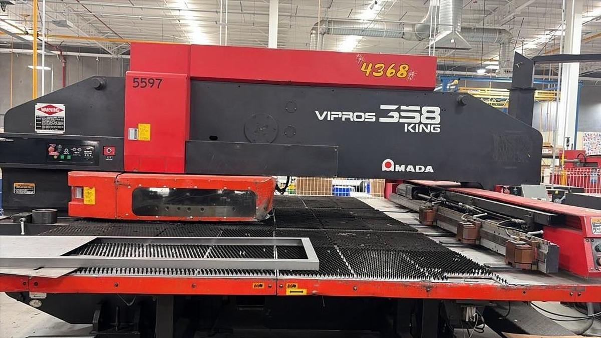 Used 1998 - 33 Ton Amada Vipros 358 King CNC Turret Punch