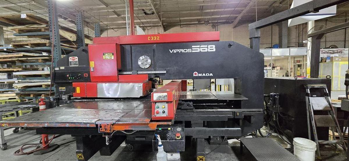Used 1998 - 55 Ton Amada Vipros 568 CNC Turret Punch