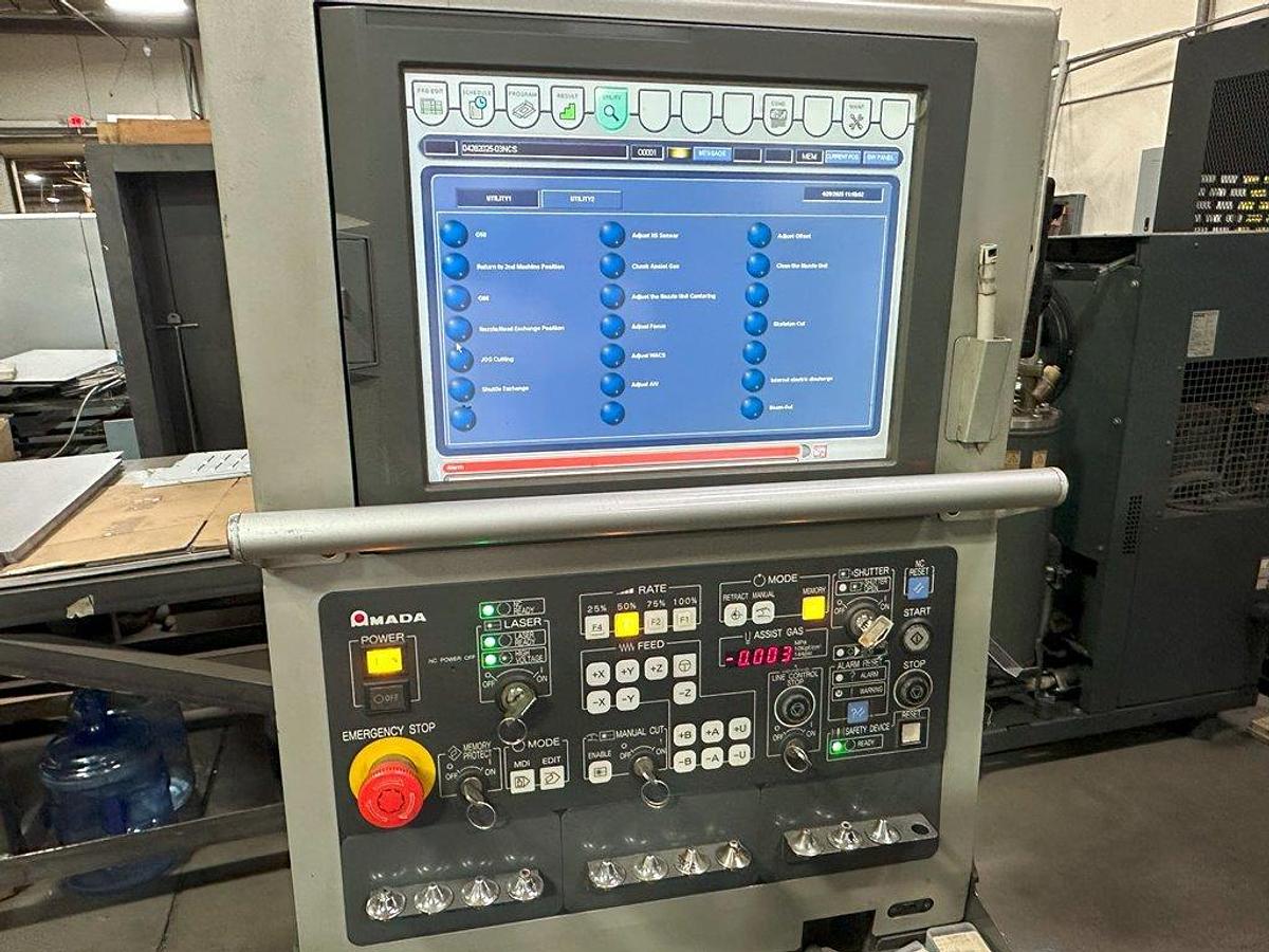 Used 2010 - 4000 Watt Amada  LC-3015NT-F1 CNC Laser