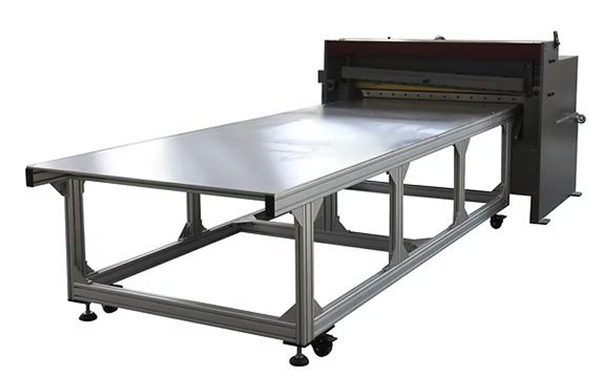 48" X 16 GA GMC PS-4816GT GANG TYPE METAL SLITTER w/PROGRAMMABLE CUT TO LENGTH